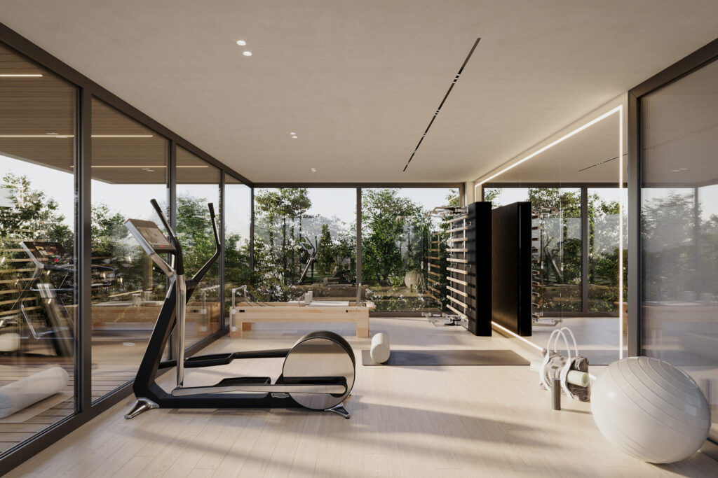 Redefining Luxury Today: Villa Midori 4 Redefining Luxury Today: Villa Midori Gym 01