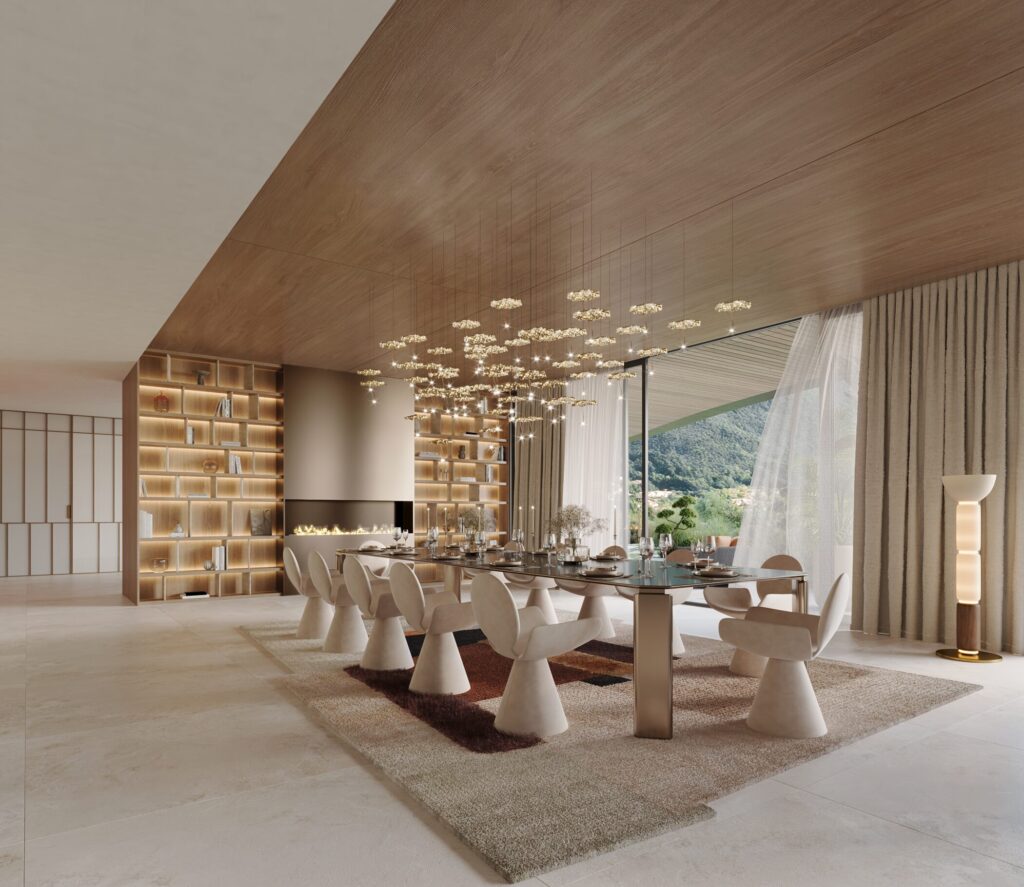 Dove il tempo rallenta, prende forma un nuovo modo di abitare: Residenza Eterea Dining 1 01