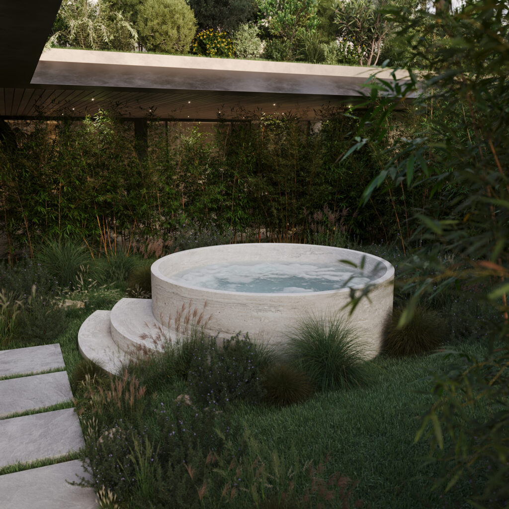 Dove il tempo rallenta, prende forma un nuovo modo di abitare: Residenza Eterea Outdoor Tub